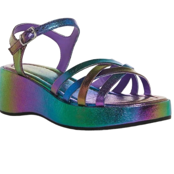 Steve Madden Girl's J Crazy Multi sandal...Size 4 - Picture 1 of 9